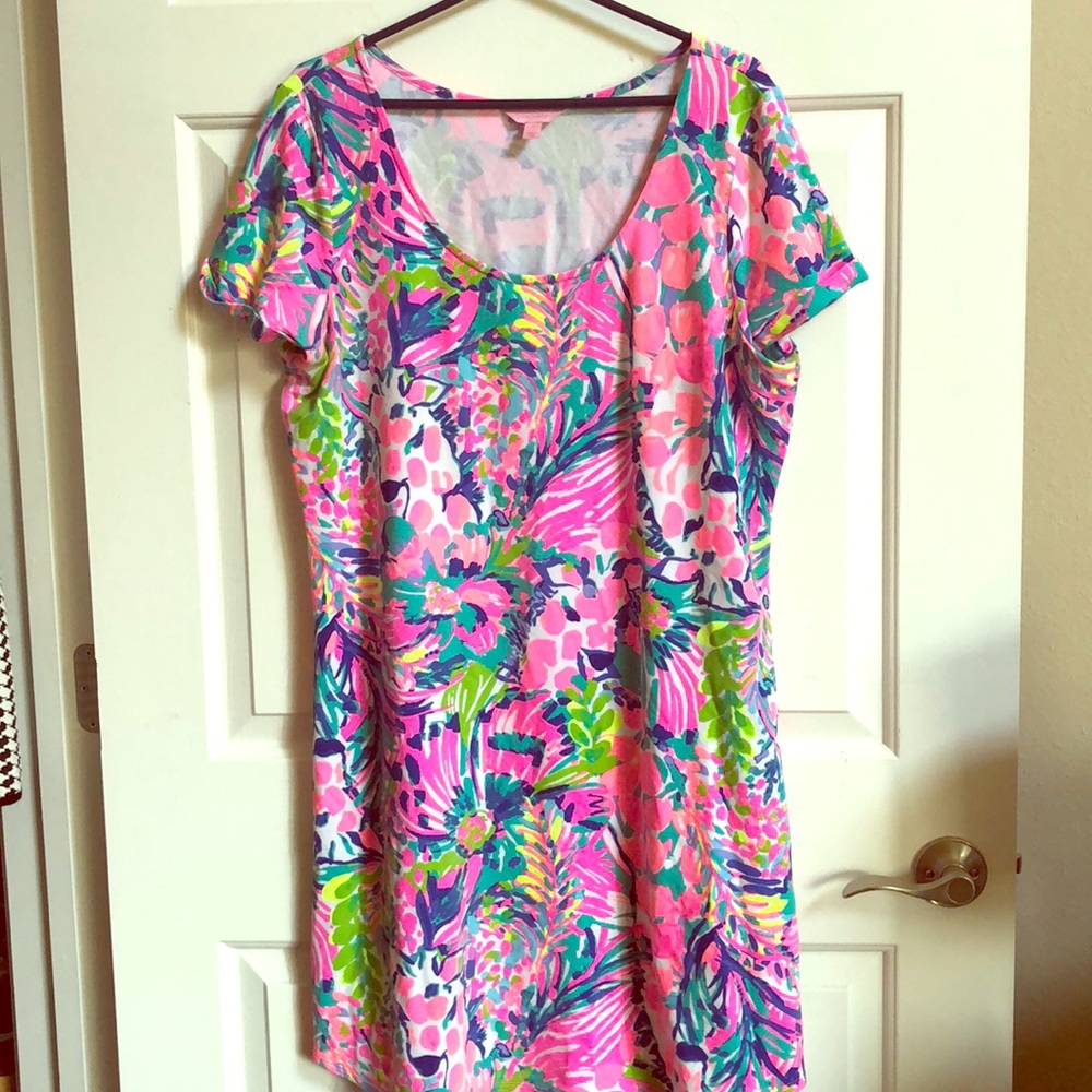 Size 12 Lily Pulitzer Summer, Short Sleeve Dress